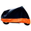 Picture of XYZCTEM All Season Black&Orange Waterproof Sun Motorcycle cover,Fits up to 108" Harley Davison,Honda,Suzuki,Kawasaki,Yamaha and More (XX Large)