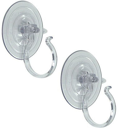 Picture of Holiday Joy - 2 Wreath Holders - All Purpose Giant Suction Cups - Perfect Wreath Hangers - Made in USA