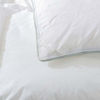 Picture of SNOWMAN White Goose Down Comforter CAL King Size 100% Cotton Shell Down Proof-Solid White Hypo-allergenic