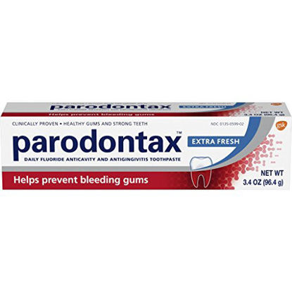 Picture of Parodontax Extra Fresh Toothpaste for Bleeding Gums, 3.4 Ounce (Pack of 6)