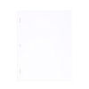 Picture of 3 Hole Punched White Drawing Paper, Letter Size (8.5 x 11 in,100 Sheets)