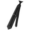 Picture of Jacob Alexander Uniform Solid Clip-On Tie with Buttonholes - Regular 20 inch - Black