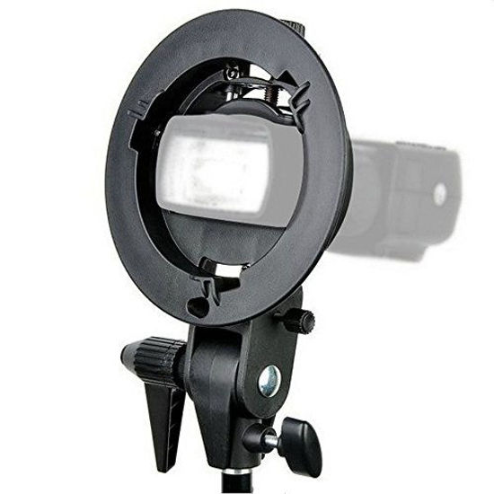 Picture of Godox S-type Bracket Bowens Mount Holder for Speedlite Flash Snoot Softbox Beauty Dish Reflector Umbrella