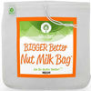 Picture of Pro Quality Nut Milk Bag - XL12"X12" Bags - Commercial Grade Reusable All Purpose Food Strainer - Food Grade BPA-Free - Ultra Strong Fine Nylon Mesh - Nutmilk, Juices, Cold Brew - Recipes & Videos (1)