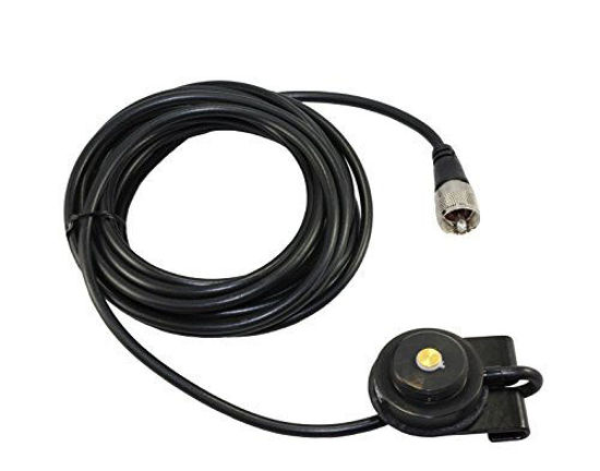 Picture of New Tram Browning Black 1246-B Trunk Antenna Mount NMO With PL-259 connector and 17Ft of RG-58 Coax Cable