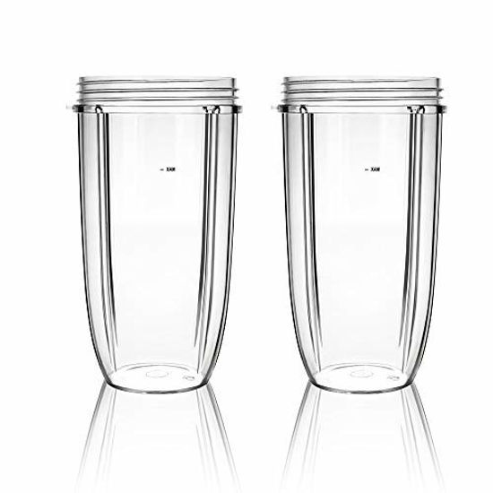 Picture of QT Replacement Cup For Nutribullet Replacement Parts 32oz for Nutri Bullet 600W and 900W, Pack of 2