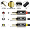 Picture of J&D 3RCA to 3RCA Cable, Gold Plated Copper Shell Heavy Duty 3 RCA Male to 3 RCA Male Stereo Audio Cable, RCA Cables, 20 Feet