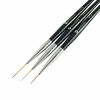 Picture of Winstonia Striping Nail Art Brushes for Long Lines, Details, Fine Designs. 3 pcs Striper Brushes Set - AMAZING TRIO