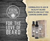 Picture of Viking Revolution Beard Wash & Beard Conditioner Set w/Argan & Jojoba Oils - Softens, Smooths & Strengthens Beard Growth - Natural Peppermint and Eucalyptus Scent - Beard Shampoo w/Beard Oil (5 oz)