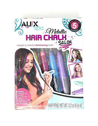 Picture of Alex Spa Metallic Hair Chalk Salon With 5 Colors