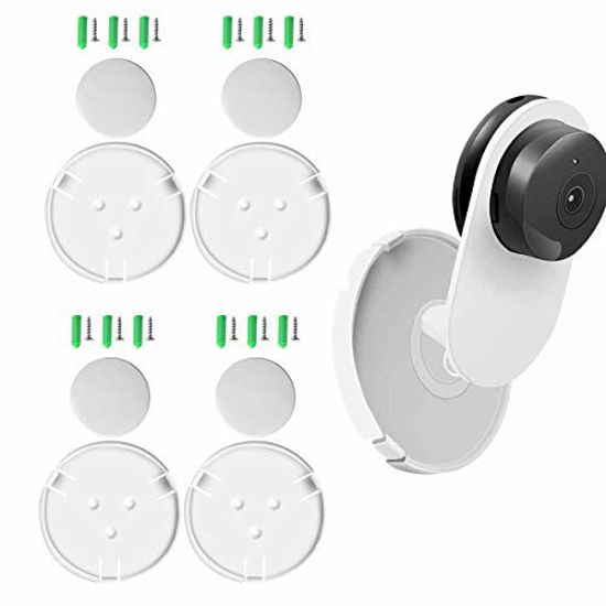 Picture of (Pack of 4) Aboom Wall Mount Compatible with Yi Home Camera Customized Stand Bracket for YI 1080p/720p Home Camera Designed for USA (NOT INCLUDED CAMERA)