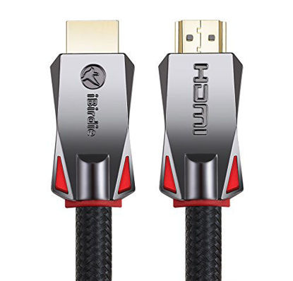 Picture of 4K HDR HDMI Cable 8 Feet, 18Gbps 4K 120Hz, 4K 60Hz(4:4:4, HDR10, ARC, HDCP 2.2) 1440p 144hHz, High Speed Ultra HD Cord 26AWG