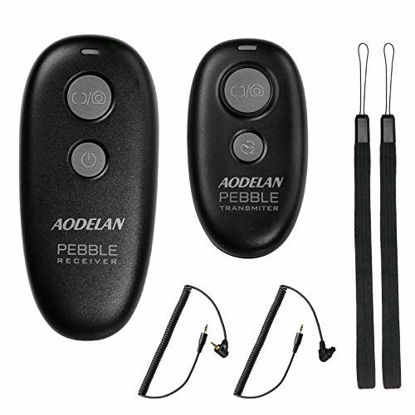 Picture of AODELAN Camera Wireless Shutter Release for Canon 90D, EOS M6 Mark II, R, T7, T7i, 80D, 77D, 70D, 800D, 200D, 1500D, 7D Series, 5D Series, T7, T6i, T6s, T5i, T4i, T3i; Replace RS-80N3 & RS-60E3