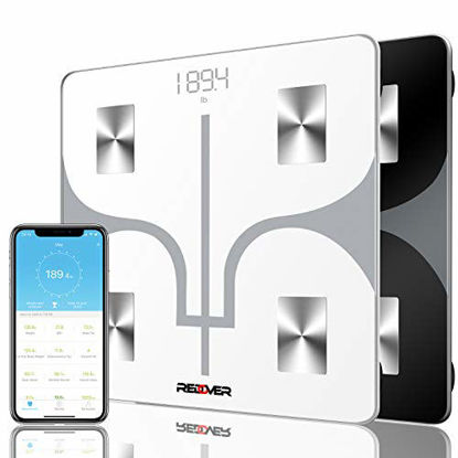 FITINDEX Bluetooth Body Fat Scale, Smart Wireless Digital Weight