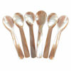 Picture of DUEBEL Set of 6 Mother of Pearl 3.55 Caviar Spoons for Caviar Serving or Egg Serving