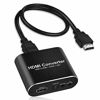 Picture of avedio links 4K HDMI Audio Extractor, HDMI to HDMI + Optical Toslink SPDIF + 3.5mm AUX Stereo Audio Out, HDMI Audio Converter Adapter Splitter Support 4K@60Hz HDCP1.4 Full HD 1080P 3D