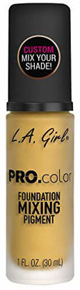 Picture of L.A. Girl Pro.matte mixing pigment - GLM712 Yellow, 1 fl. oz.