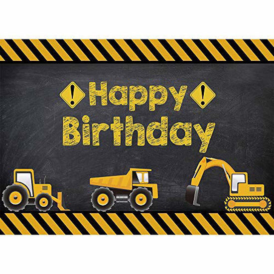 GetUSCart- Allenjoy 7X5ft Construction Theme Birthday Party Backdrop ...