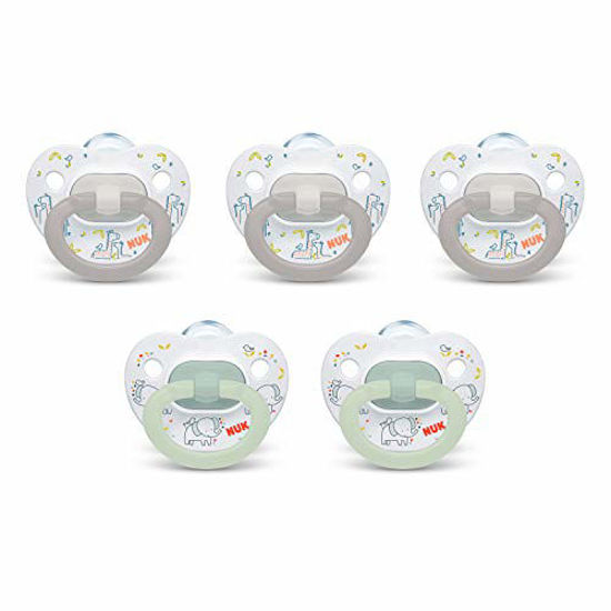 Picture of NUK Orthodontic Pacifiers, 0-6 Months, 5-Pack