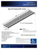 Picture of NDS, Gray 241-1 Spee-D Channel Drain Grate, 4-1/8 in. wide X 2 ft. long