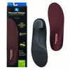 Picture of Powerstep Pinnacle Maxx Orthotic Insole Shoe Inserts, Workout Gear for Home Workou, Maroon, Men's 10-10.5, Women's 12