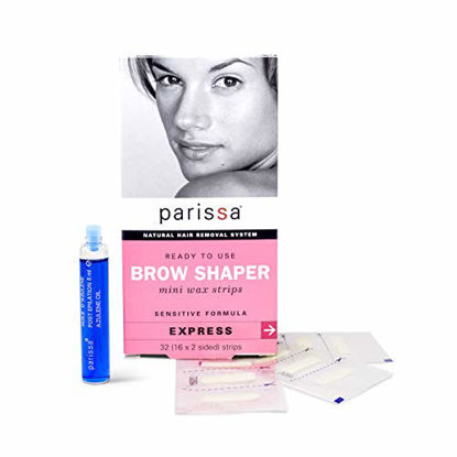 Picture of Parissa Eyebrow Shaper Wax Strip, 32 count