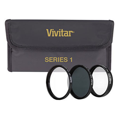 Picture of Vivitar 3-Piece Multi-Coated HD Filter Set (40.5mm UV/CPL/ND8)