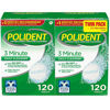 Picture of Polident Antibacterial 3 Min Denture Cleanser 120 Tabletsper Box (Pack of 2)