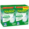 Picture of Polident Antibacterial 3 Min Denture Cleanser 120 Tabletsper Box (Pack of 2)