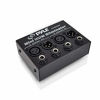 Picture of Compact Mini Hum Eliminator Box - 2 Channel Passive Ground Loop Isolator, Noise Filter, AC Buzz Destroyer, Hum Killer w/ 1/4" TRS Phone, XLR Input/Output, Uses 1:1 Isolation Transformer - Pyle PHE400