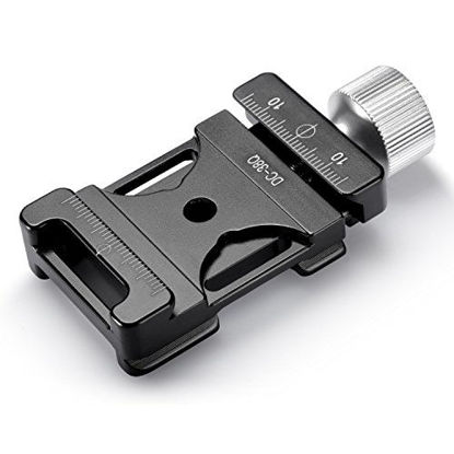Picture of Neewer Aluminum Screw Knob Clamp Arca Swiss Compatible Mini Quick Release Clamp for QR Plate (38mm)