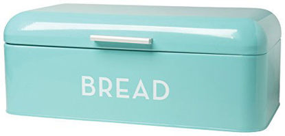 Picture of Now Designs 5003496aa Large Bread Bin, Turquoise Blue