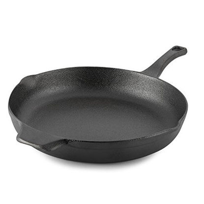 Picture of Calphalon Pre-Seasoned Cast Iron Cookware, Skillet, 12-Inch, Cast Iron Skillet