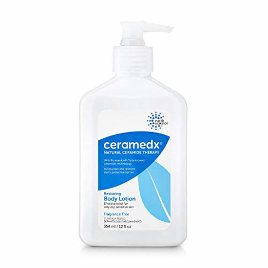 Picture of CERAMEDX - Natural Restoring Body Lotion Unscented for Very Dry and Sensitive Skin (12 fl. oz.)