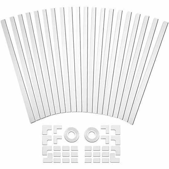 Picture of 314in One-Cord Cable Concealer, PVC Mini Cord Cover, Paintable Raceway Kit for Hiding a Single Ethernet Cable, Speaker Wire, Floor Lamp Cord - 20X L15.7in W0.59in H0.4in, CC03 White-2Pack