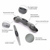 Picture of Magnetic Measuring Spoons Set-Kitchen Measuring Spoon Stainless Steel Dual Sided Stackable Teaspoon for Dry and Liquid (8Pcs)