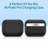 Picture of ESR Protective Silicone Cover for AirPods Pro Case, Hingeless, Slim-Fit, Visible Front LED, Shock & Scratch-Resistant Ultra-Thin Case Skin for AirPods Pro Charging Case,Black