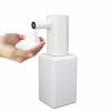 Picture of VBLab Rechargeable Automatic Foaming Soap Dispenser, 450ml/ 15oz Upgraded Infrared Sensor Detection, Touchless, Waterproof, USB Charging, Adjustable, Soap Pump for Kitchen Bathroom (White)