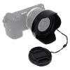 Picture of Fotodiox Reversible Lens Hood Kit for Sony E PZ 16-50mm F3.5-5.6 OSS E-Mount Power Zoom Lens, Reversible Tulip Flower Hood w/Cap f/Sony Kit Lenses