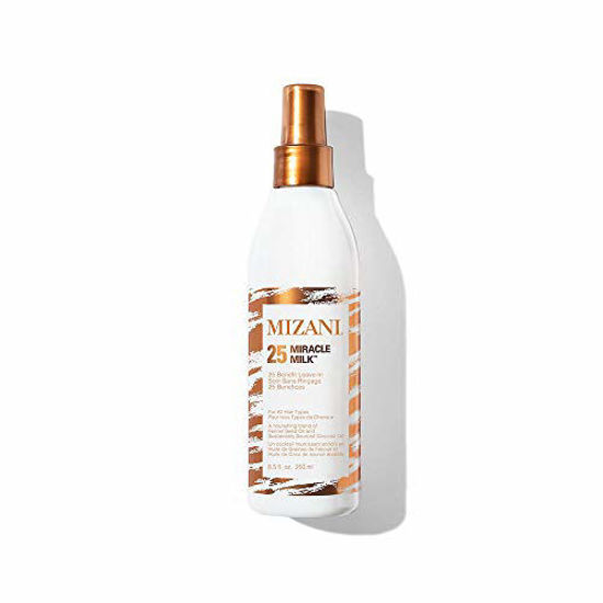 Picture of MIZANI 25 Miracle Milk Leave-In Conditioner | Moisturizing Detangler Spray| for Frizzy & Curly Hair | 8.5 Fl Oz