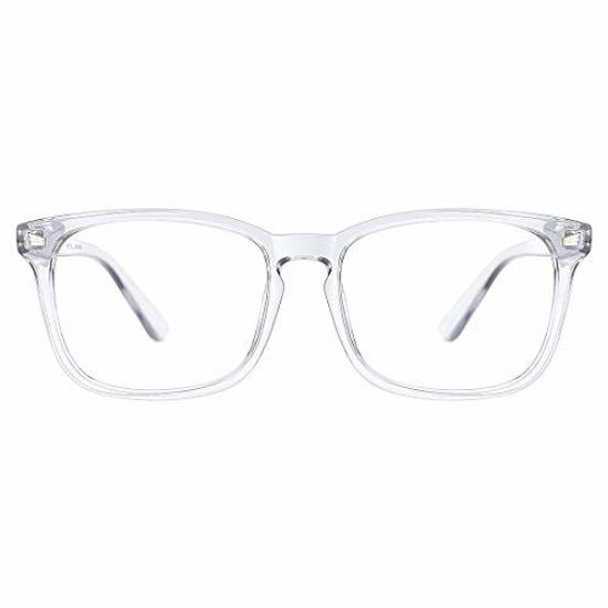 Picture of TIJN Chic Square Glasses Clear Frame Non-Prescription Eyeglasses for Men Women