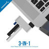 Picture of Sabrent Premium 3-Port Aluminum Mini USB 3.0 Hub [90°/180° Degree Rotatable] (HB-R3MC)