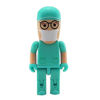 Picture of Aneew 16GB Green Hat Doctor Surgeon Robot USB Flash Drive Memory Stick Pendrive