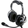 Picture of Rugged Air RA200 General Aviation Pilot Headset Features Noise Reduction, GA Dual Plugs, MP3 Music Input and Includes Headset Bag