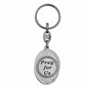 Picture of Vatican Art Saint Christopher Keychain | A for New Drivers or Confirmation | Pray for Us Inscribed on Back | Durable Pewter Metal | Christian Automotive