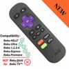 Picture of Amaz247 ARC101 Standard IR Replacement Remote for Roku 1, Roku 2, Roku 3, Roku 4 (HD, LT, XS, XD), Roku Express, Roku Premiere, Roku Ultra; DO NOT Support Roku Stick or Roku TV