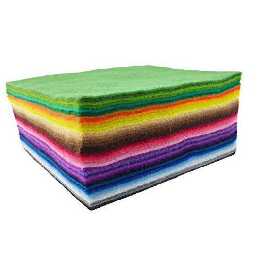 thick soft felt fabric sheet assorted