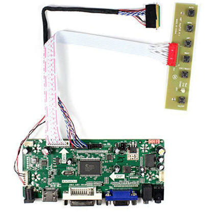 Picture of HDMI+VGA+DVI+Audio Input LCD Controller Board for LP140WH1 LP156WH2 11.6'' 14" 15.6" 1366x768 LED 40Pins LCD Panel