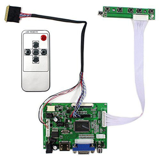 Picture of HDMI+VGA+2AV Input LCD Controller Board for HT140WXB LTN156AT02 14" 15.6'' 1366x768 40Pins LED Backlight LCD Panel