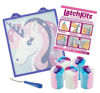 Picture of LatchKits Mini-Rug Sewing Kit The Classic Latch Hook Craft Kit - Unicorn